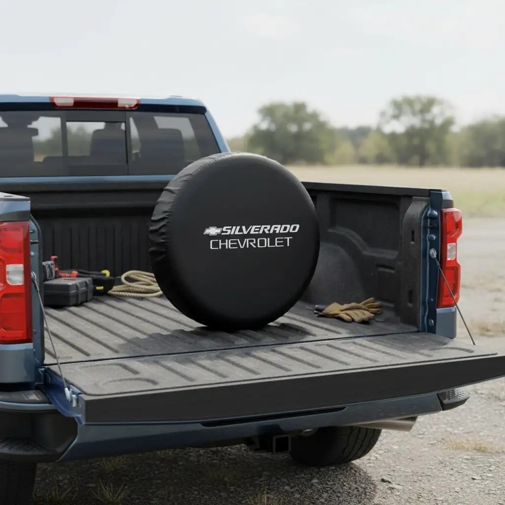 Silverado Logo Spare Wheel Tire Cover